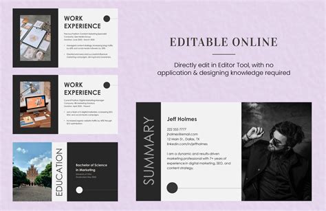 Resume Template in PDF, PPT, Google Slides - Download | Template.net