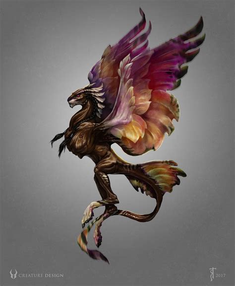 Tatiana Yamshanova - Fantasy flying creature