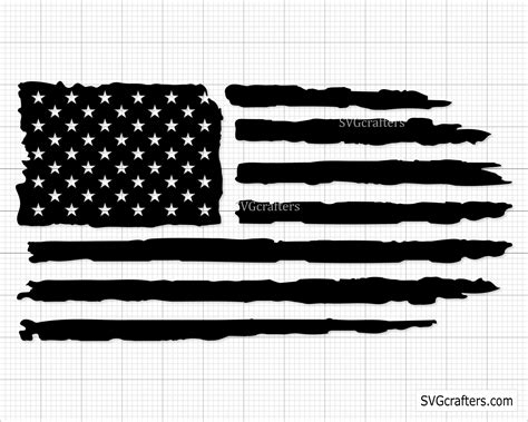 American Flag Svg Us Flag Svg USA Flag Clipart Distressed - Etsy Norway