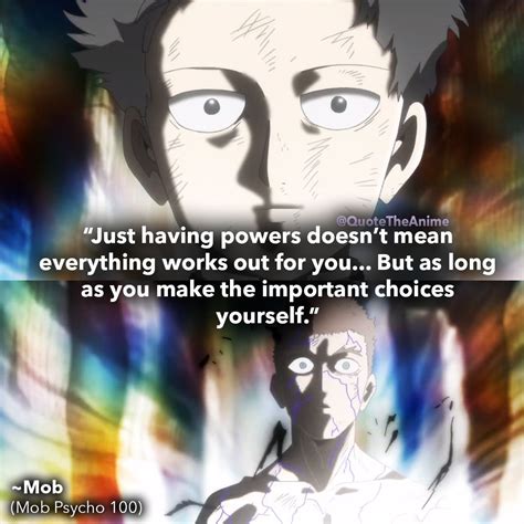 11+ Motivational Mob Psycho 100 Quotes | QTA