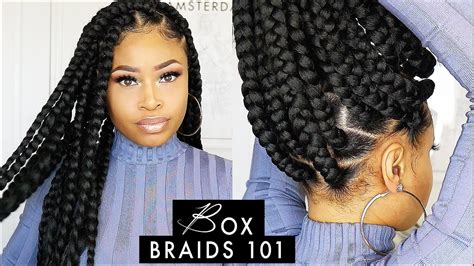 Jumbo Box Braids Hairstyles