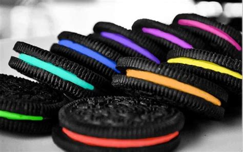 rainbow oreos :) | Rainbow food, Oreo, Oreo cookies