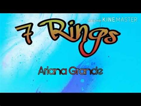 7 Rings Lyrics - Ariana Grande - YouTube