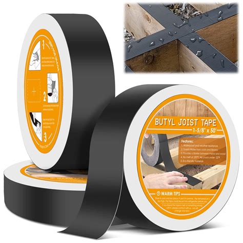 Buy PACETAP Deck Joist Tape for Decking 1-58" x 50', 3 Rolls Waterproof ...