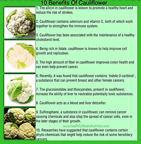 10 Benefits of Cauliflower | Cauliflower benefits, Health benefits of ...