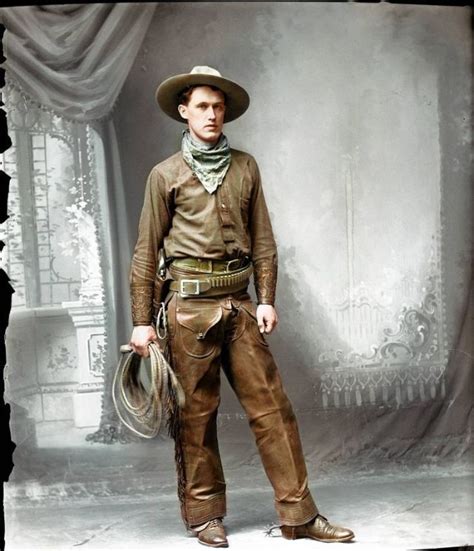 Old West in Color: Colorized Pictures of Cowboys From the Late 19th to ...