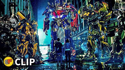 Sam Meets Autobots - "My Name Is Optimus Prime" Scene | Transformers ...