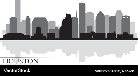 Houston Skyline Silhouette Vector at vanlucianoblog Blog