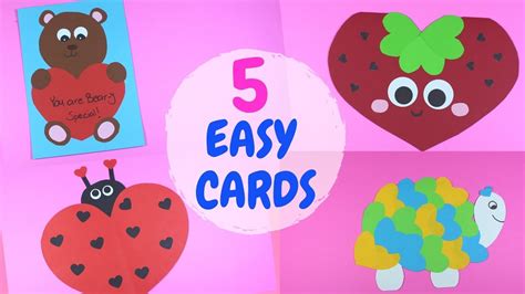 Easy Kids Valentines Day Card Craft | Paper Crafts for Kids ...