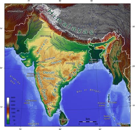 Indian Mountain Map