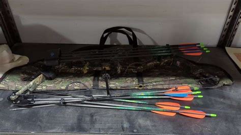 Compound Bow & Arrows - Dixon's Auction at Crumpton