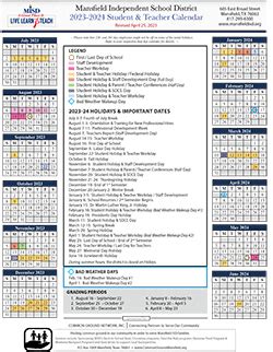 Mansfield Isd 2024 To 2024 Calendar - Erika Jacinta