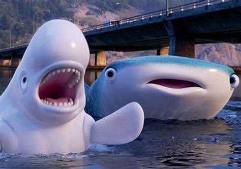 *BAILEY THE BELUGA WHALE (voiced by Ty Burrell) and DESTINY (voiced by ...