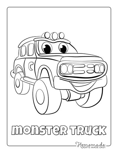 Car Cartoon Images For Coloring - Infoupdate.org