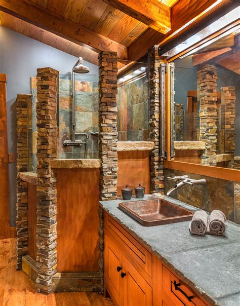 16 Fantastic Rustic Bathroom Designs That Will Take Your Breath Away