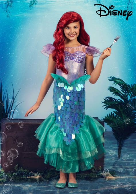 Little Mermaid Ariel Girl's Costume | Exclusive Disney Costume