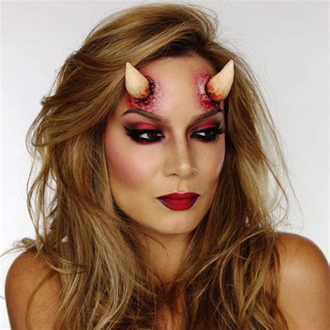 18 Horrifying Devil Halloween Face Makeup Ideas, Styles & Trends 2019 ...