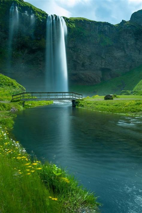 Seljalandsfoss Falls, Iceland | Places to travel, Beautiful waterfalls ...