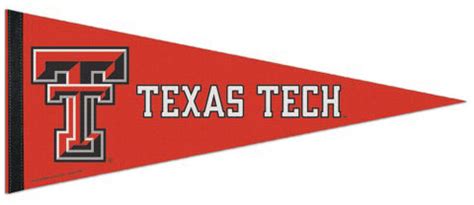 Texas Tech Red Raiders Official NCAA Team Logo Premium Felt Pennant ...