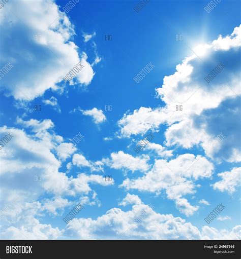 Blue Sky Clouds Sun Image & Photo (Free Trial) | Bigstock