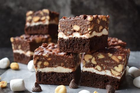 Rocky Road Brownies • Dance Around the Kitchen