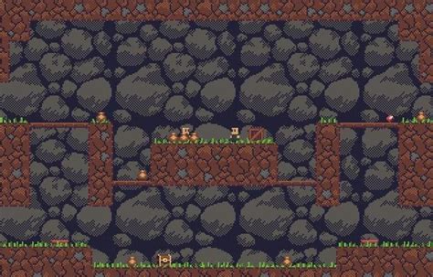 [CC] New at this. Dirt Tiles and background. : PixelArt