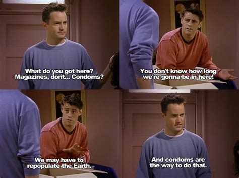 22 Wisecracks By Chandler Bing Which Only He Could Have Pulled Off