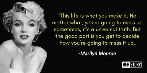 15 inspirational quotes by Marilyn Monroe on life and love