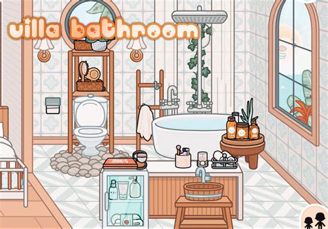 Toca Boca Life World Villa Summer Bathroom | Room ideas aesthetic, Baby ...