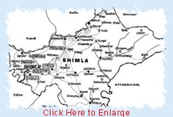 Shimla Map - Shimla India Map - Map of Simla - District Map Shimla ...