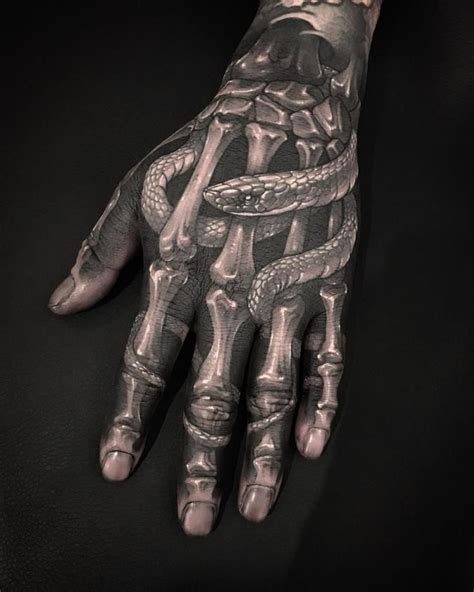 3D hand tattoo | Hand tattoos for guys, Skeleton hand tattoo, Skull ...