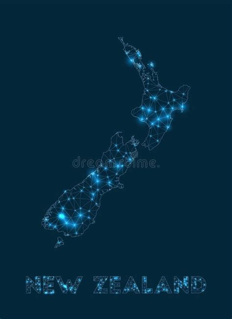 New Zealand map. stock vector. Illustration of silhouette - 156520148