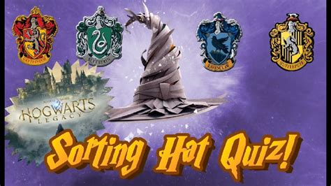 Sorting Hat Quiz For Hogwarts Legacy! - YouTube