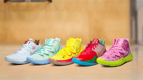 Kyrie Irving Unveiled His “SpongeBob SquarePants” Line of Nike Sneakers ...