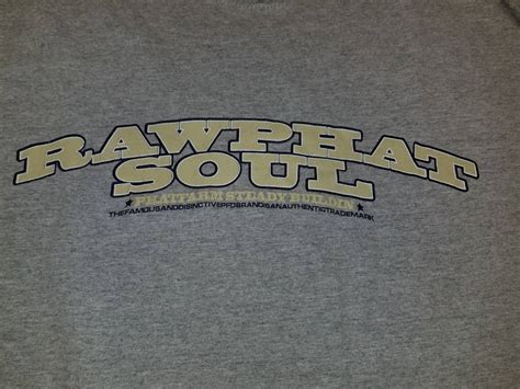 Phat Farm VTG Phat Farm TShirt RawPhatSoul Grey Hip Hop Size XL | Grailed