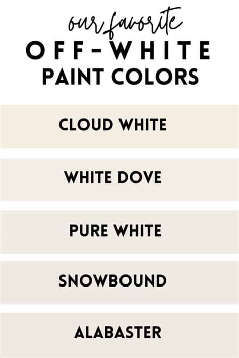 5 off-white paint colors you'll love - Home like you mean it