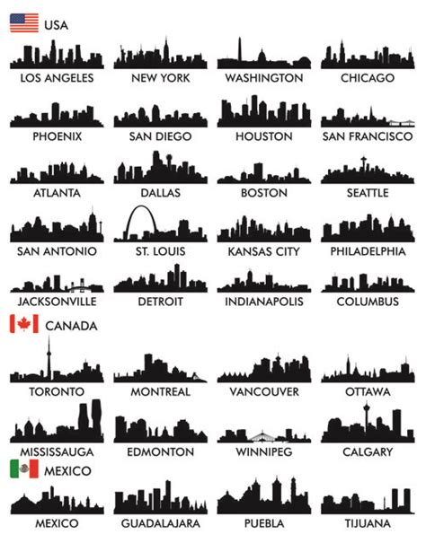 City Skyline Silhouette Tattoo Download image as a png