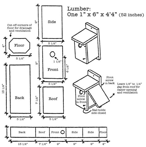 Eastern Bluebird Nest Boxes | Bluebird house plans, Bird house plans ...