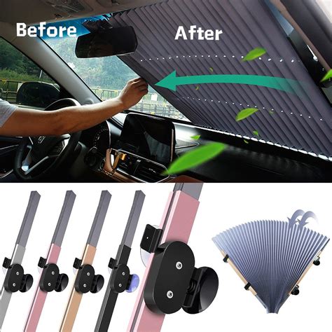 Retractable Blinds Car Windshield Sun Shades – Laxium