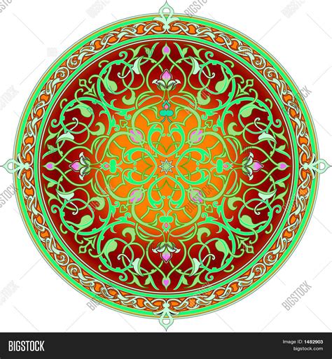 Arabic Floral Pattern Vector & Photo (Free Trial) | Bigstock