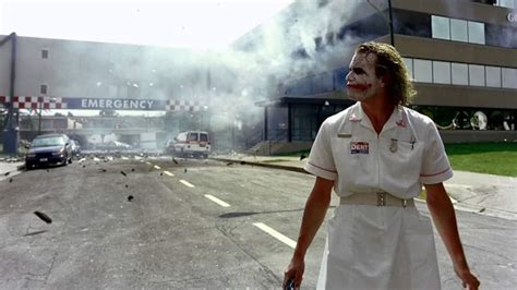 Heath Ledger had improvised the hospital explosion scene in The Dark ...