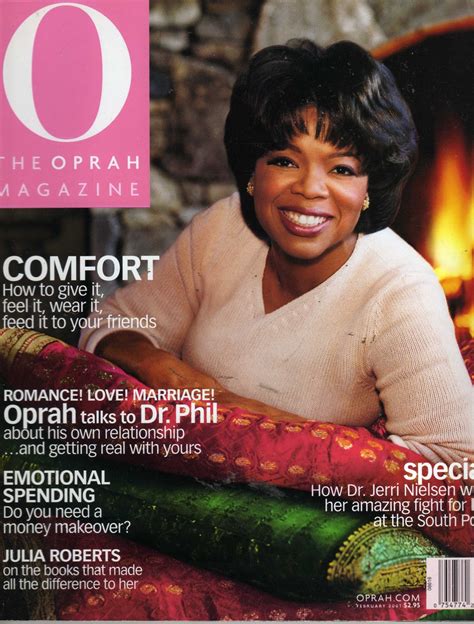 Oprah Winfrey O Magazine February 2001 Comfort Issue