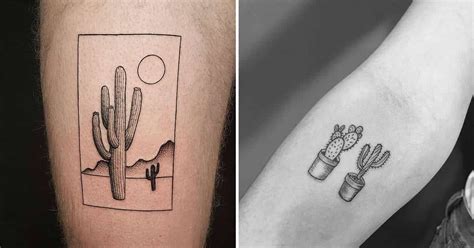 24 Fascinating Cactus Tattoo Ideas and Their Meanings – SORTRA