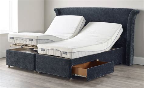 Dunlopillo Electric Adjustable King Size Divan Bed at Relax Sofas and Beds