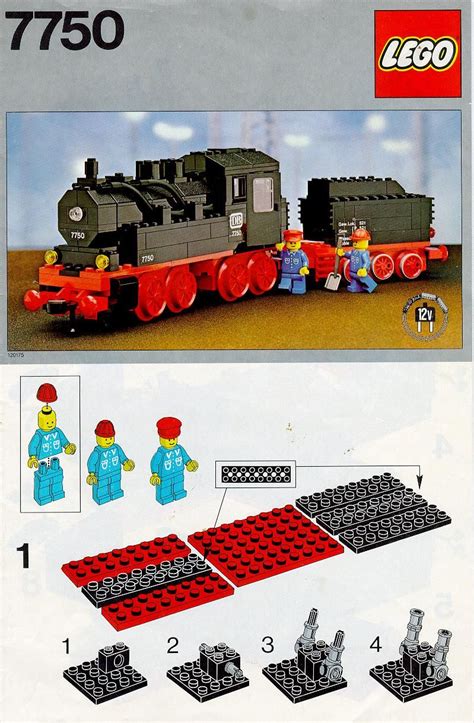 Old Lego Instructions/Train set Lego Diy, Lego Craft, Train Set, Toy ...