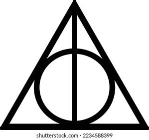 Vector Harry Potter Deathly Hallows Suitable Stock Vector (Royalty Free ...