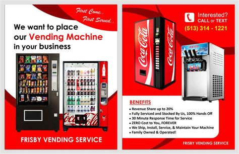 Entry #123 by sujithnlrmail for Design a Flyer For A Vending Machine ...