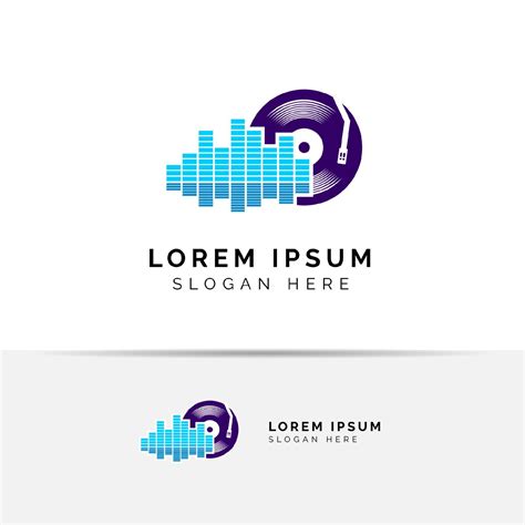 music studio logo design template 4234938 Vector Art at Vecteezy