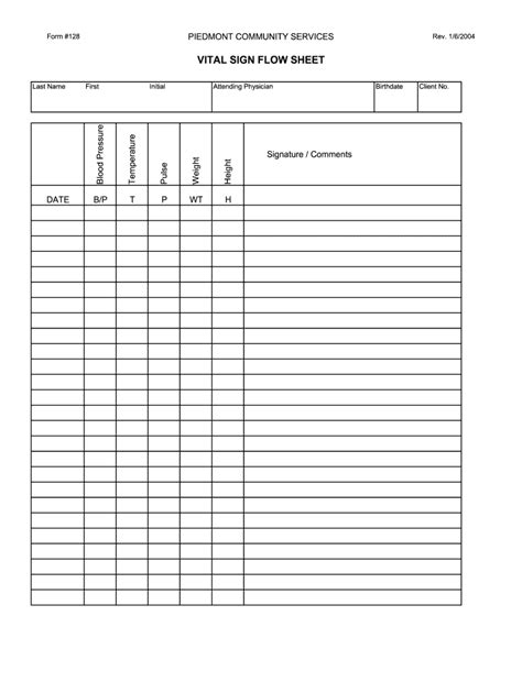 Pdf Printable Vital Signs Chart - Printable Word Searches