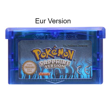 Pokémon Sapphire Gameboy Advance GBA Eur Version 32bit ( Tested & Works ...